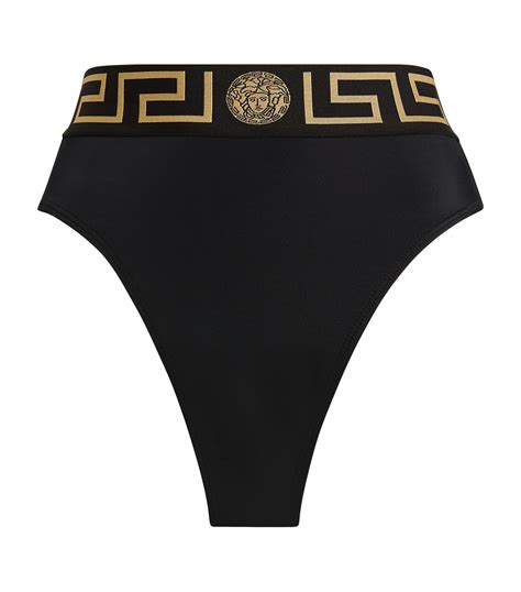 womens versace swimsuit|Versace high waisted bikini bottom.